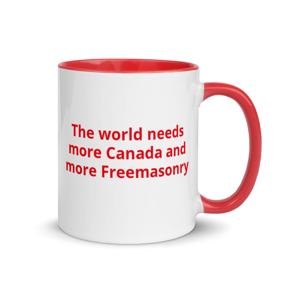 Canadian Freemason Strong & Free Mug - FraternalTies