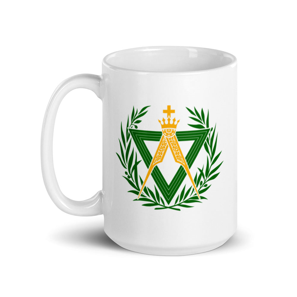 AMD No. 1 White glossy mug