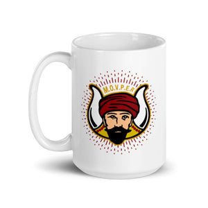 MOVPER No. 1 White glossy mug