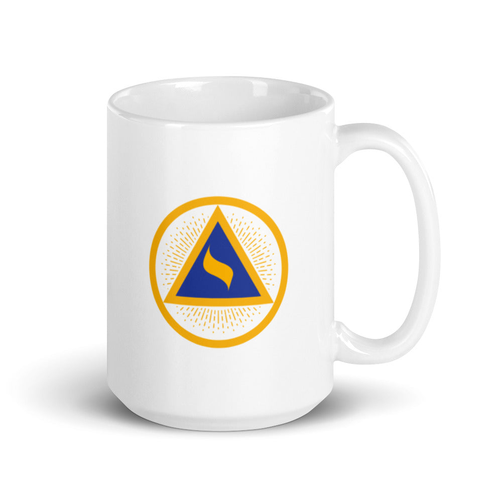 Lodge of Perfection No. 1 White glossy mug